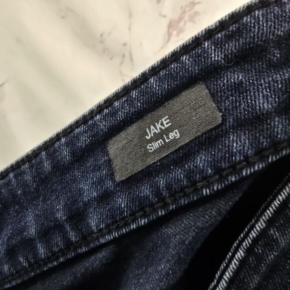 Mavi Jeans Mens 30 X 30 Jake Slim Leg Dark Wash Denim Blue Skinny - Picture 11 of 13